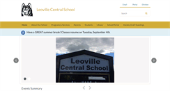 Desktop Screenshot of leoville.lskysd.ca